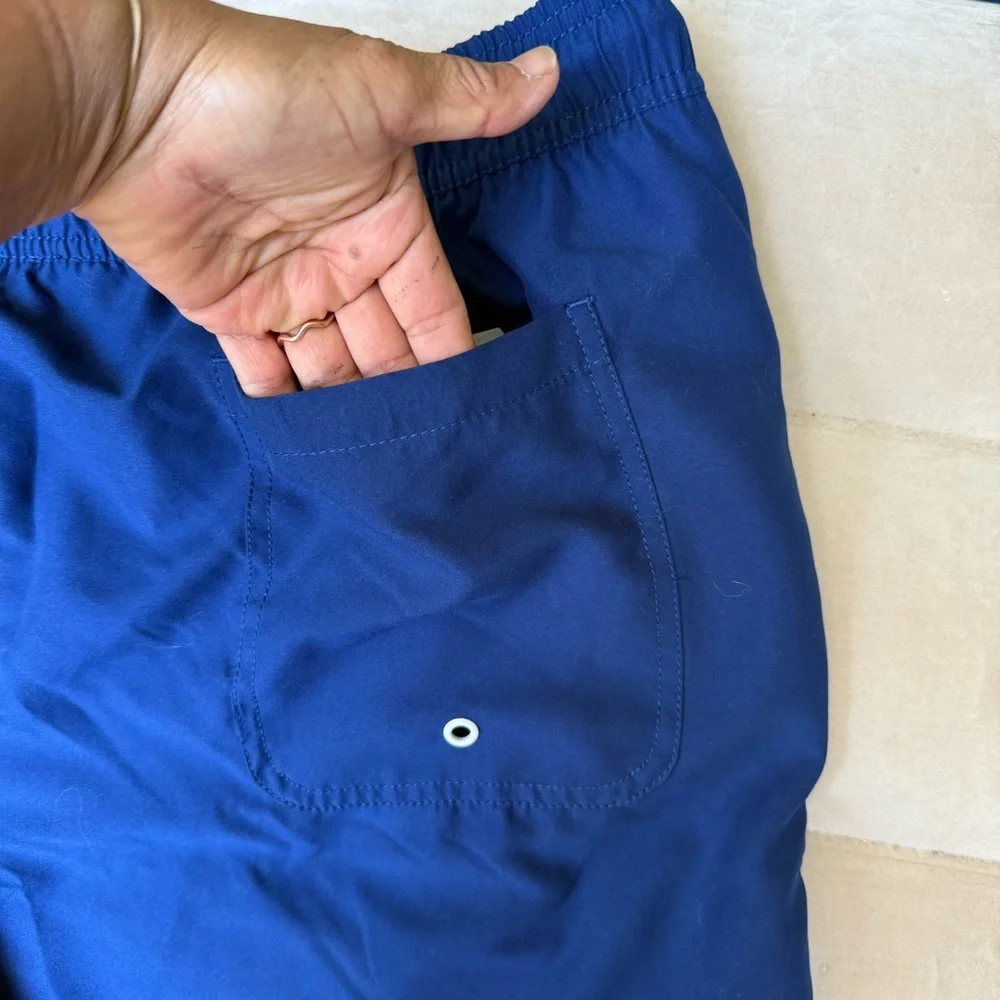 Amazon essentials men’s Blue‎ Swim Trunks Adjustable Waist and Lightweight XXL